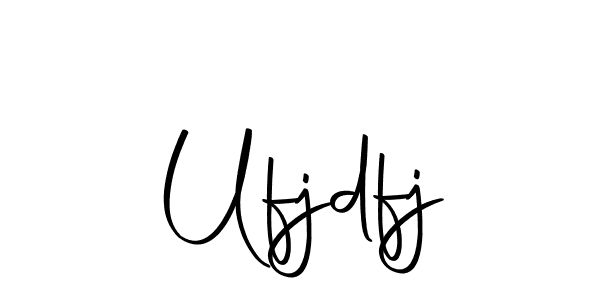 How to make Ufjdfj name signature. Use Autography-DOLnW style for creating short signs online. This is the latest handwritten sign. Ufjdfj signature style 10 images and pictures png