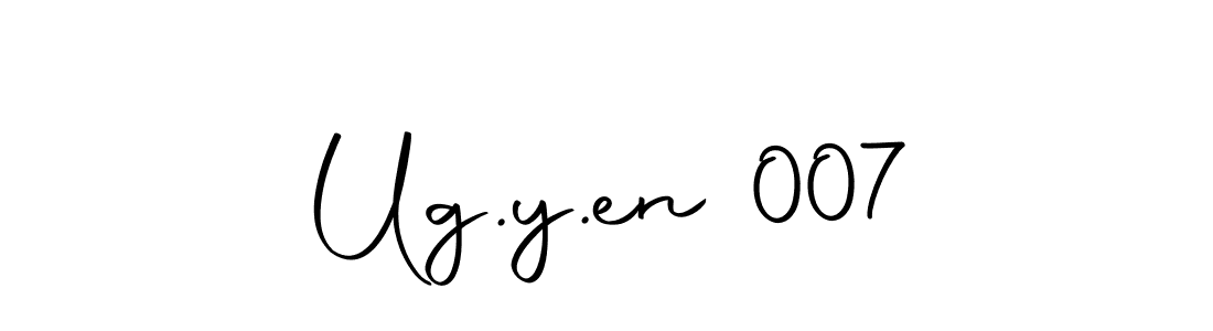 This is the best signature style for the Ug.y.en 007 name. Also you like these signature font (Autography-DOLnW). Mix name signature. Ug.y.en 007 signature style 10 images and pictures png