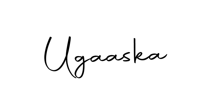 You should practise on your own different ways (Autography-DOLnW) to write your name (Ugaaska) in signature. don't let someone else do it for you. Ugaaska signature style 10 images and pictures png