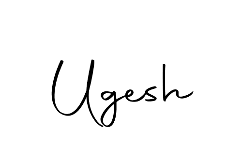 You can use this online signature creator to create a handwritten signature for the name Ugesh. This is the best online autograph maker. Ugesh signature style 10 images and pictures png