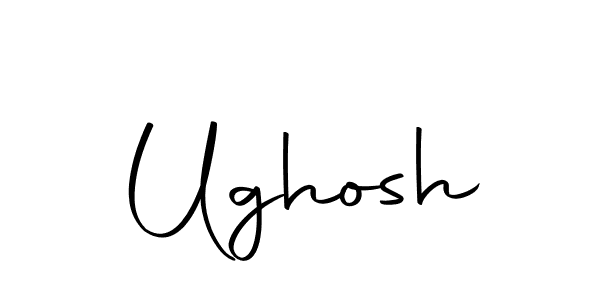 Ughosh stylish signature style. Best Handwritten Sign (Autography-DOLnW) for my name. Handwritten Signature Collection Ideas for my name Ughosh. Ughosh signature style 10 images and pictures png