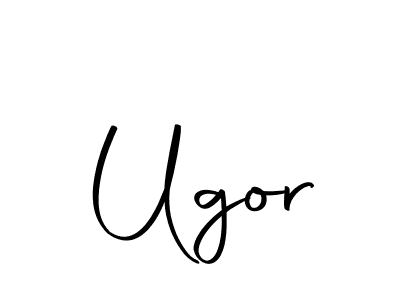 Design your own signature with our free online signature maker. With this signature software, you can create a handwritten (Autography-DOLnW) signature for name Ugor. Ugor signature style 10 images and pictures png