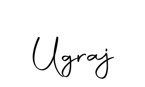 Make a beautiful signature design for name Ugraj. With this signature (Autography-DOLnW) style, you can create a handwritten signature for free. Ugraj signature style 10 images and pictures png