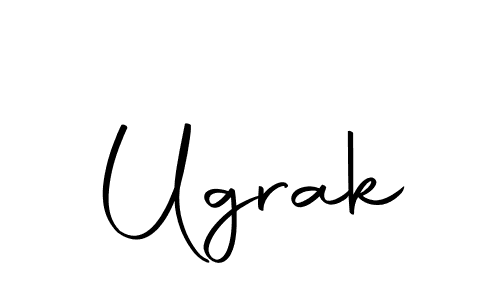 Make a beautiful signature design for name Ugrak. Use this online signature maker to create a handwritten signature for free. Ugrak signature style 10 images and pictures png