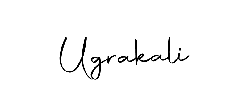 Ugrakali stylish signature style. Best Handwritten Sign (Autography-DOLnW) for my name. Handwritten Signature Collection Ideas for my name Ugrakali. Ugrakali signature style 10 images and pictures png