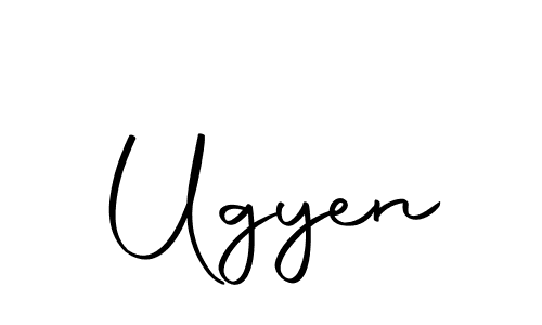 You should practise on your own different ways (Autography-DOLnW) to write your name (Ugyen) in signature. don't let someone else do it for you. Ugyen signature style 10 images and pictures png