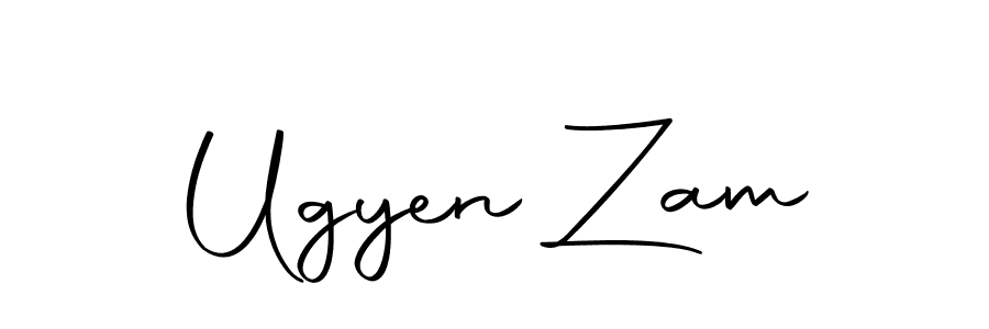 Make a beautiful signature design for name Ugyen Zam. Use this online signature maker to create a handwritten signature for free. Ugyen Zam signature style 10 images and pictures png