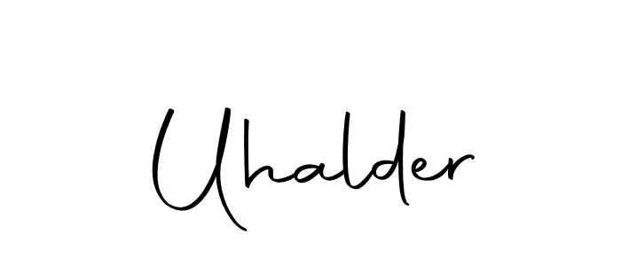 Also we have Uhalder name is the best signature style. Create professional handwritten signature collection using Autography-DOLnW autograph style. Uhalder signature style 10 images and pictures png