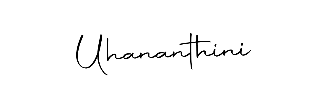 Use a signature maker to create a handwritten signature online. With this signature software, you can design (Autography-DOLnW) your own signature for name Uhananthini. Uhananthini signature style 10 images and pictures png