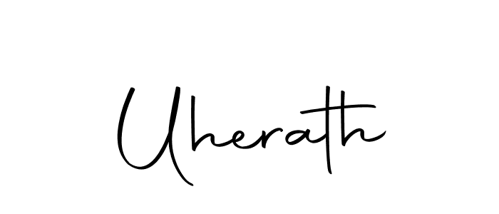 Design your own signature with our free online signature maker. With this signature software, you can create a handwritten (Autography-DOLnW) signature for name Uherath. Uherath signature style 10 images and pictures png