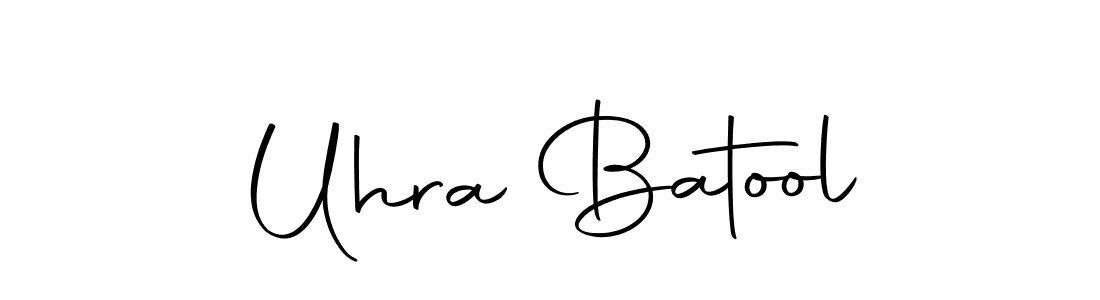 Make a short Uhra Batool signature style. Manage your documents anywhere anytime using Autography-DOLnW. Create and add eSignatures, submit forms, share and send files easily. Uhra Batool signature style 10 images and pictures png