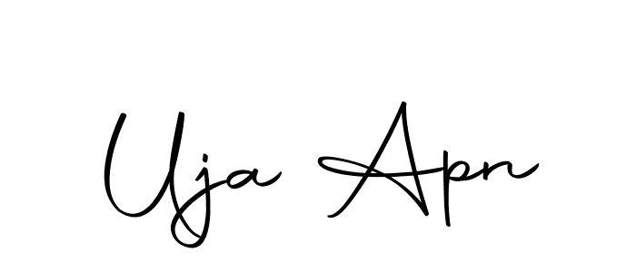 Design your own signature with our free online signature maker. With this signature software, you can create a handwritten (Autography-DOLnW) signature for name Uja Apn. Uja Apn signature style 10 images and pictures png