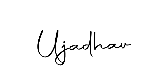 Make a beautiful signature design for name Ujadhav. Use this online signature maker to create a handwritten signature for free. Ujadhav signature style 10 images and pictures png