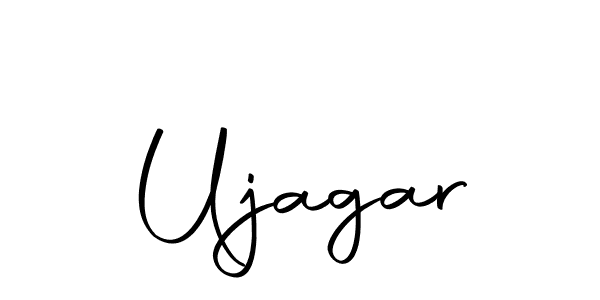 You should practise on your own different ways (Autography-DOLnW) to write your name (Ujagar) in signature. don't let someone else do it for you. Ujagar signature style 10 images and pictures png