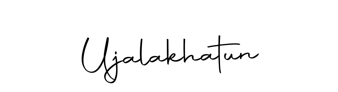 You should practise on your own different ways (Autography-DOLnW) to write your name (Ujalakhatun) in signature. don't let someone else do it for you. Ujalakhatun signature style 10 images and pictures png