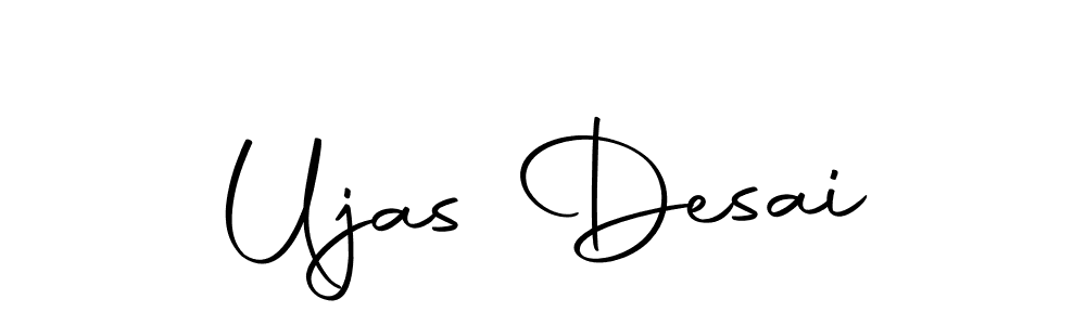 Ujas Desai stylish signature style. Best Handwritten Sign (Autography-DOLnW) for my name. Handwritten Signature Collection Ideas for my name Ujas Desai. Ujas Desai signature style 10 images and pictures png