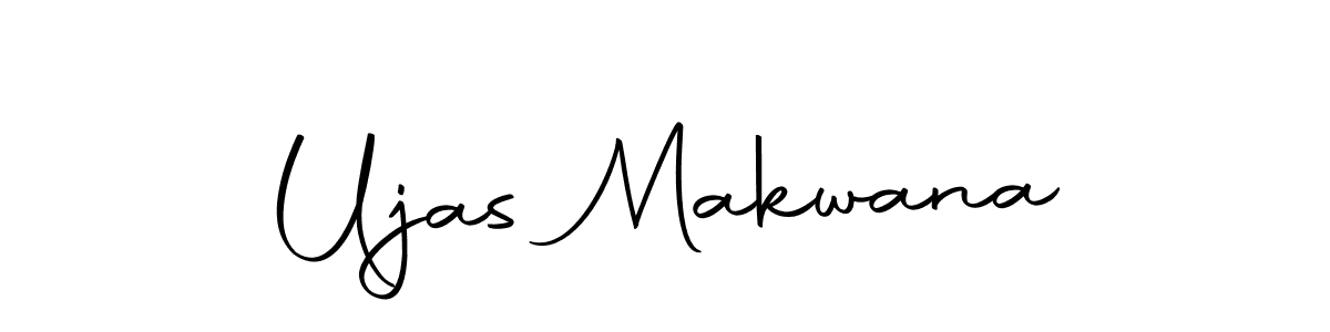 Create a beautiful signature design for name Ujas Makwana. With this signature (Autography-DOLnW) fonts, you can make a handwritten signature for free. Ujas Makwana signature style 10 images and pictures png