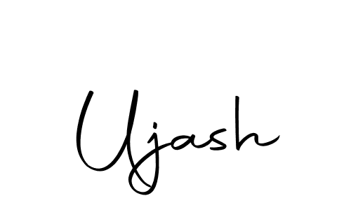 Make a beautiful signature design for name Ujash. With this signature (Autography-DOLnW) style, you can create a handwritten signature for free. Ujash signature style 10 images and pictures png