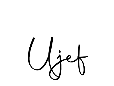 Create a beautiful signature design for name Ujef. With this signature (Autography-DOLnW) fonts, you can make a handwritten signature for free. Ujef signature style 10 images and pictures png