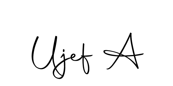 Also we have Ujef A name is the best signature style. Create professional handwritten signature collection using Autography-DOLnW autograph style. Ujef A signature style 10 images and pictures png