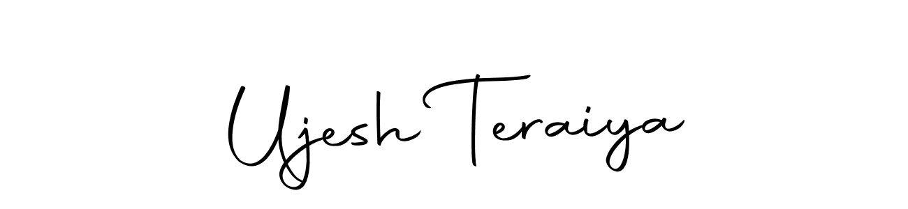if you are searching for the best signature style for your name Ujesh Teraiya. so please give up your signature search. here we have designed multiple signature styles  using Autography-DOLnW. Ujesh Teraiya signature style 10 images and pictures png