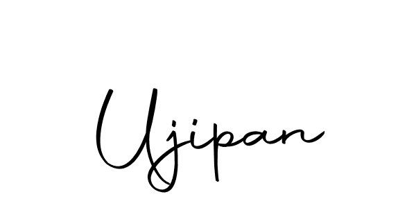 You should practise on your own different ways (Autography-DOLnW) to write your name (Ujipan) in signature. don't let someone else do it for you. Ujipan signature style 10 images and pictures png