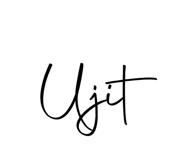 Use a signature maker to create a handwritten signature online. With this signature software, you can design (Autography-DOLnW) your own signature for name Ujit. Ujit signature style 10 images and pictures png