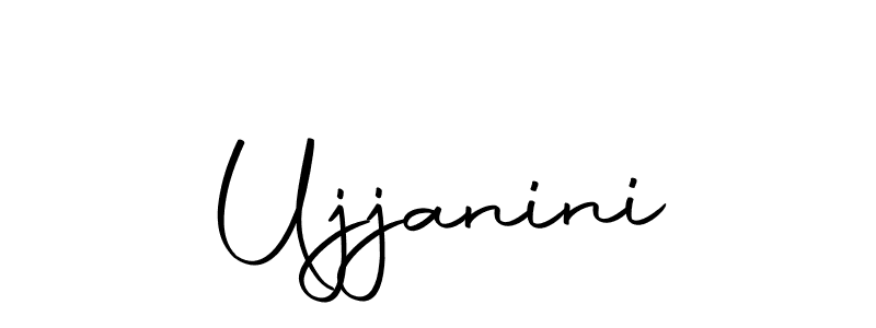 Design your own signature with our free online signature maker. With this signature software, you can create a handwritten (Autography-DOLnW) signature for name Ujjanini. Ujjanini signature style 10 images and pictures png