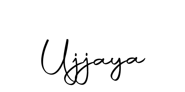 You should practise on your own different ways (Autography-DOLnW) to write your name (Ujjaya) in signature. don't let someone else do it for you. Ujjaya signature style 10 images and pictures png