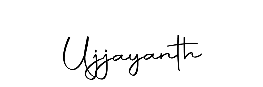 Design your own signature with our free online signature maker. With this signature software, you can create a handwritten (Autography-DOLnW) signature for name Ujjayanth. Ujjayanth signature style 10 images and pictures png