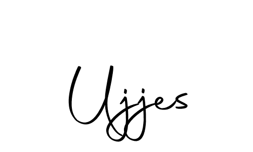 Make a beautiful signature design for name Ujjes. With this signature (Autography-DOLnW) style, you can create a handwritten signature for free. Ujjes signature style 10 images and pictures png