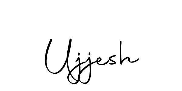 The best way (Autography-DOLnW) to make a short signature is to pick only two or three words in your name. The name Ujjesh include a total of six letters. For converting this name. Ujjesh signature style 10 images and pictures png