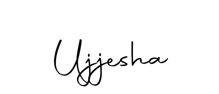 Create a beautiful signature design for name Ujjesha. With this signature (Autography-DOLnW) fonts, you can make a handwritten signature for free. Ujjesha signature style 10 images and pictures png