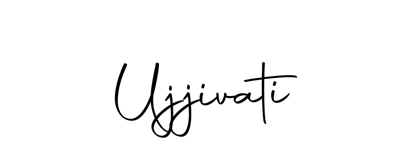 Use a signature maker to create a handwritten signature online. With this signature software, you can design (Autography-DOLnW) your own signature for name Ujjivati. Ujjivati signature style 10 images and pictures png