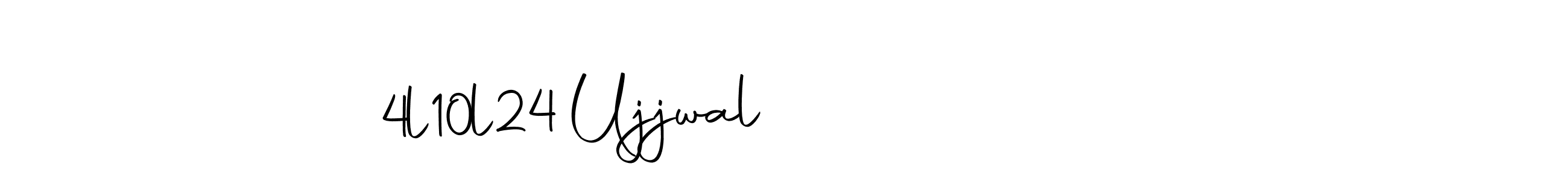 Make a beautiful signature design for name Ujjwal             4l10l24. With this signature (Autography-DOLnW) style, you can create a handwritten signature for free. Ujjwal             4l10l24 signature style 10 images and pictures png