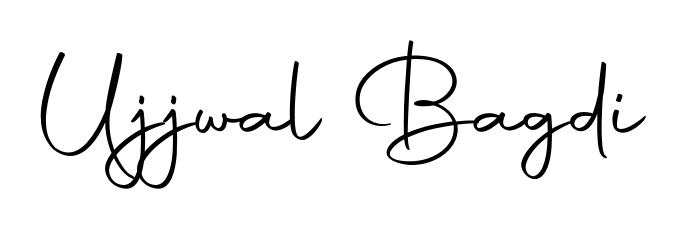 Practice writing Ujjwal Bagdi with the flow of Autography-DOLnW lettering. A fantastic source of inspiration for developing your personal signature style. Ujjwal Bagdi signature style 10 images and pictures png