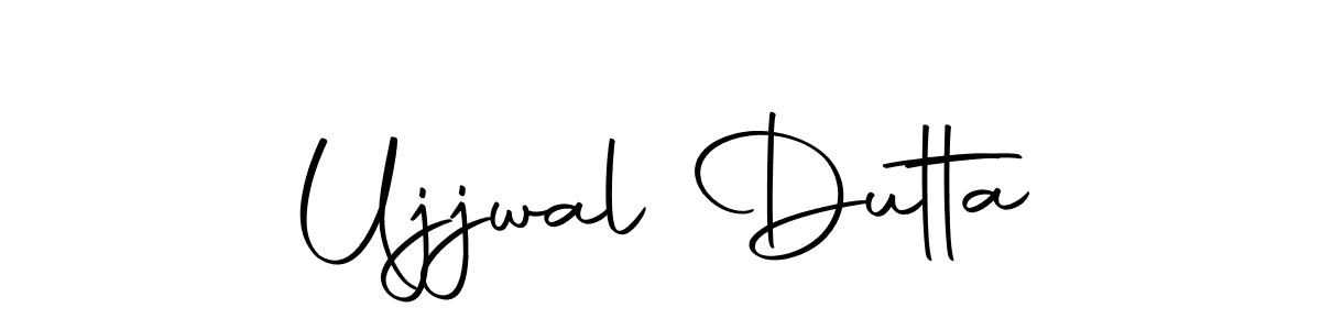 How to make Ujjwal Dutta name signature. Use Autography-DOLnW style for creating short signs online. This is the latest handwritten sign. Ujjwal Dutta signature style 10 images and pictures png