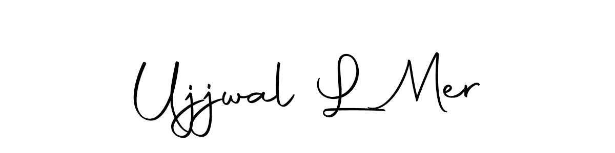 Ujjwal L Mer stylish signature style. Best Handwritten Sign (Autography-DOLnW) for my name. Handwritten Signature Collection Ideas for my name Ujjwal L Mer. Ujjwal L Mer signature style 10 images and pictures png