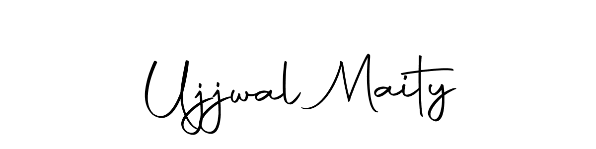 How to make Ujjwal Maity name signature. Use Autography-DOLnW style for creating short signs online. This is the latest handwritten sign. Ujjwal Maity signature style 10 images and pictures png