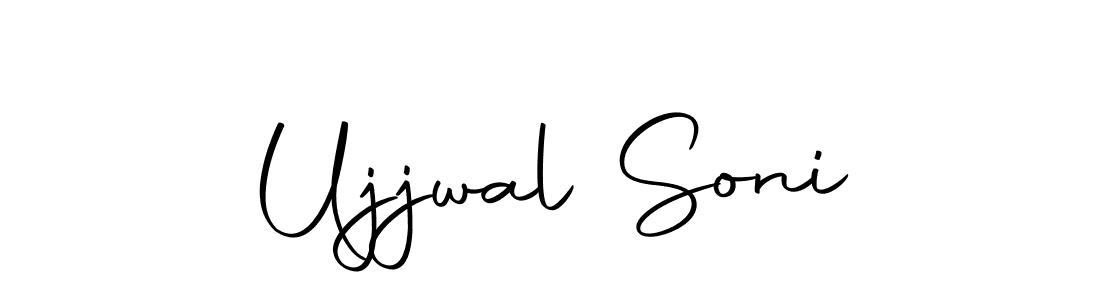 Use a signature maker to create a handwritten signature online. With this signature software, you can design (Autography-DOLnW) your own signature for name Ujjwal Soni. Ujjwal Soni signature style 10 images and pictures png