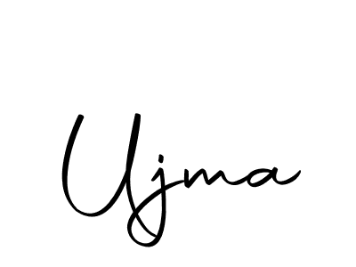 You should practise on your own different ways (Autography-DOLnW) to write your name (Ujma) in signature. don't let someone else do it for you. Ujma signature style 10 images and pictures png