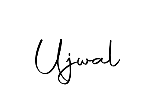 Create a beautiful signature design for name Ujwal. With this signature (Autography-DOLnW) fonts, you can make a handwritten signature for free. Ujwal signature style 10 images and pictures png