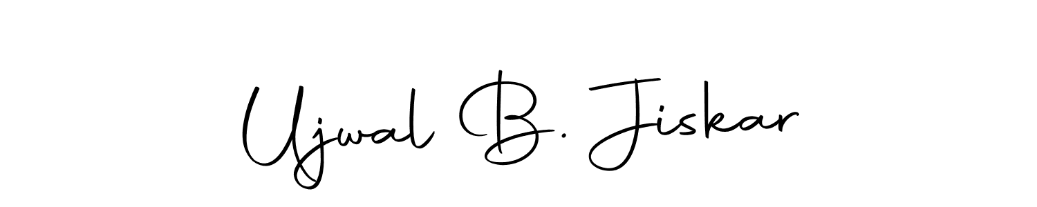 Here are the top 10 professional signature styles for the name Ujwal B. Jiskar. These are the best autograph styles you can use for your name. Ujwal B. Jiskar signature style 10 images and pictures png