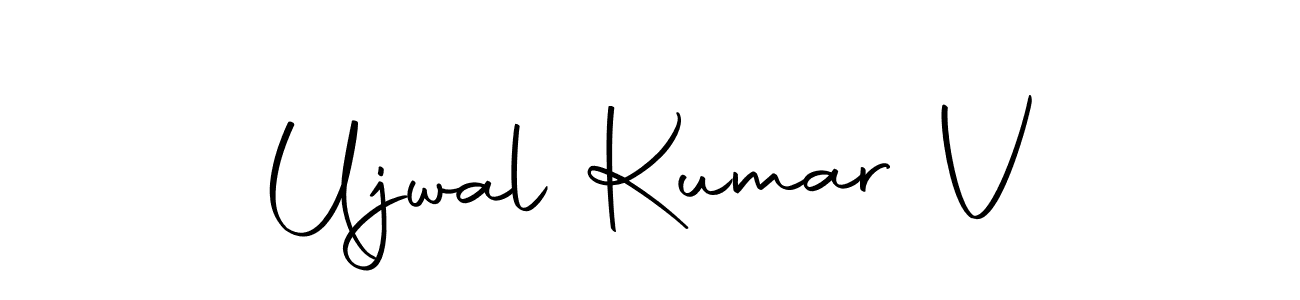 Also we have Ujwal Kumar V name is the best signature style. Create professional handwritten signature collection using Autography-DOLnW autograph style. Ujwal Kumar V signature style 10 images and pictures png