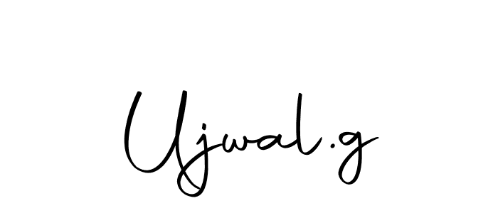 Make a beautiful signature design for name Ujwal.g. Use this online signature maker to create a handwritten signature for free. Ujwal.g signature style 10 images and pictures png