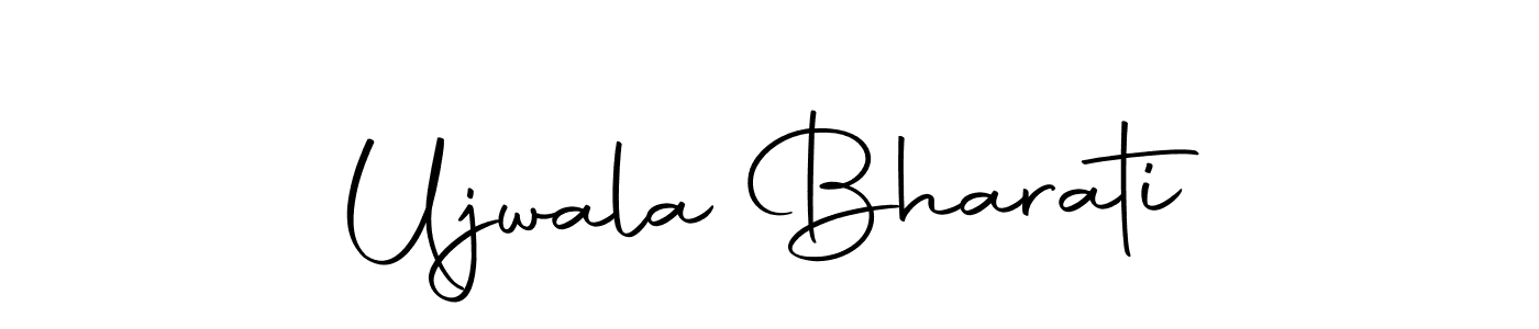 Use a signature maker to create a handwritten signature online. With this signature software, you can design (Autography-DOLnW) your own signature for name Ujwala Bharati. Ujwala Bharati signature style 10 images and pictures png