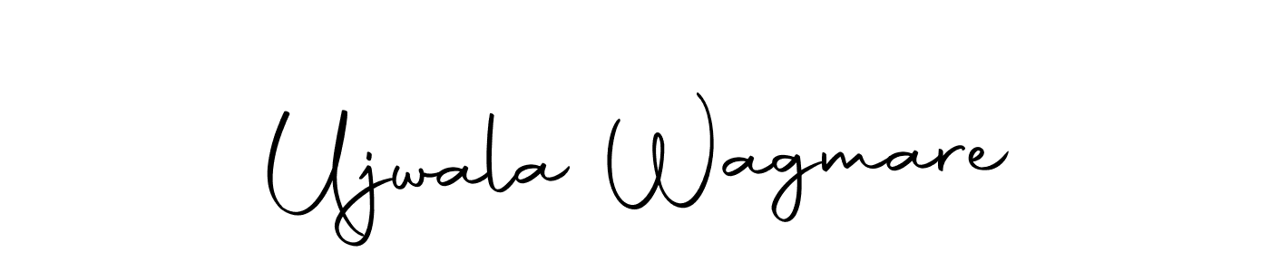 How to make Ujwala Wagmare name signature. Use Autography-DOLnW style for creating short signs online. This is the latest handwritten sign. Ujwala Wagmare signature style 10 images and pictures png