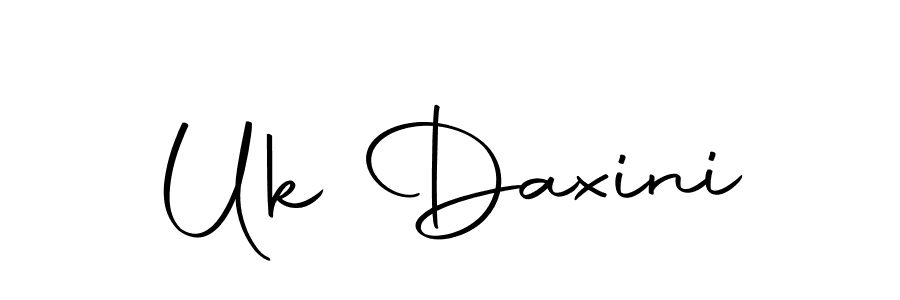 if you are searching for the best signature style for your name Uk Daxini. so please give up your signature search. here we have designed multiple signature styles  using Autography-DOLnW. Uk Daxini signature style 10 images and pictures png