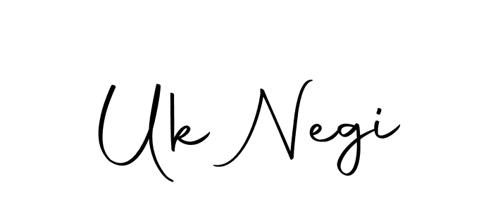 Create a beautiful signature design for name Uk Negi. With this signature (Autography-DOLnW) fonts, you can make a handwritten signature for free. Uk Negi signature style 10 images and pictures png