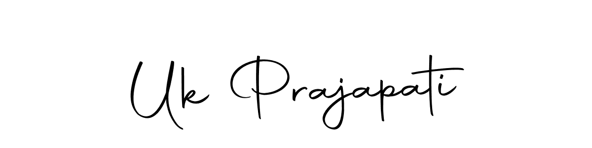 It looks lik you need a new signature style for name Uk Prajapati. Design unique handwritten (Autography-DOLnW) signature with our free signature maker in just a few clicks. Uk Prajapati signature style 10 images and pictures png